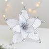 Украшение для рождественской елки Рождественский цветок Ткань+Пластик Украшение Вечеринка