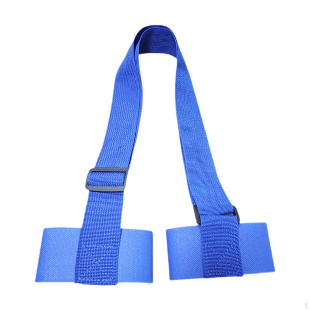 Ski and Pole Carrier Adjustable Transport Your Gear Snowboard Holder Lash Fixing Belt Loop