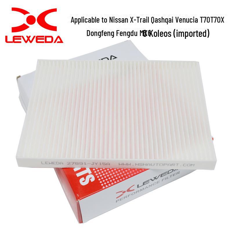 Compatible Air Conditioning Filter for Nissan X-Trail, Qashqai, Qichen T70X, and Dongfeng Fengdu MX6