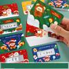 Christmas Scratch Card Student Creative Handwritten Card Friend Gift Wish Card Company Activity Lucky Lottery Scratch Card