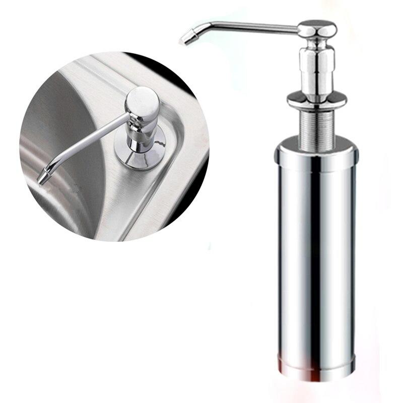 Copper head + stainless steel 220ml hand soap sink Soap Dispenser Dispenser Detergent Capacity Dispenser for Kitchen Bathroom Supplies | Dispenser Dis