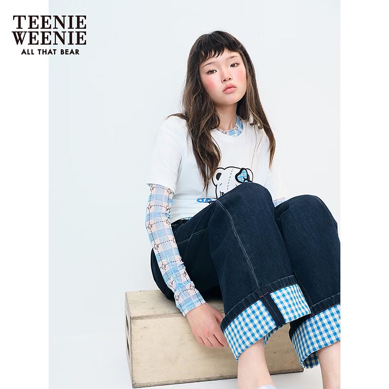 Teenie Weenie Женская футболка с буквой и мишкой