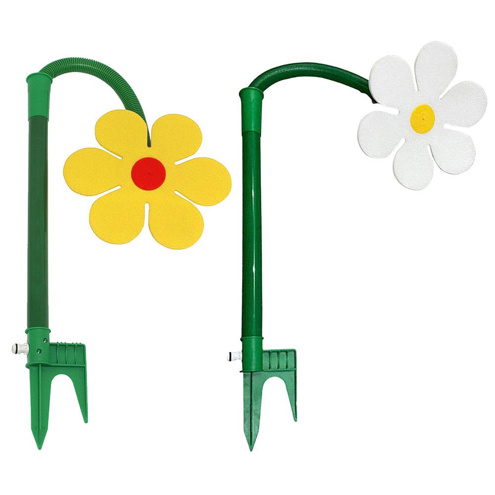 Rotation Sprinkler Flower Shape Dancing Daisy Sprinklers 720 Rotating Water Spray Toy for Yard Lawn Watering Irrigation Tool