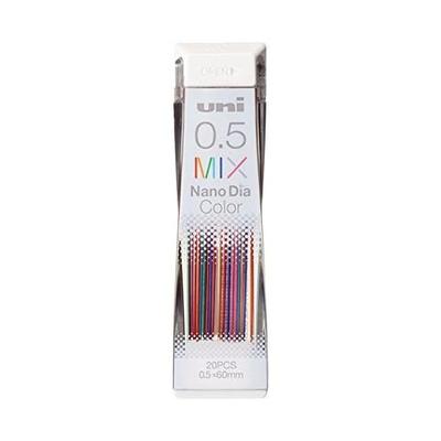 Mitsubishi Pencil NanoDia Color Стираемый Цветной Стержень 0,5 Смешанный, 10 Шт. - U05202NDCMIX | Стираемый, Переписываемый, Устойчивый к Поломке, Яркие Цвета для