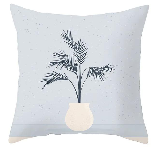 Наволочка с геометрическим абстрактным принтом в стиле ретро для автомобиля, украшения для офиса, гостиной, дома