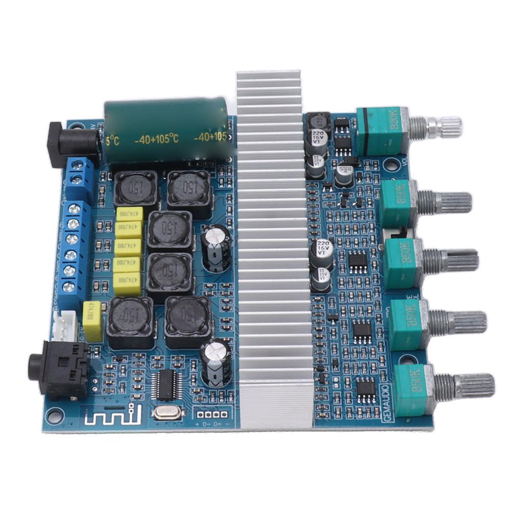 Subwoofer Amplifier Board High Power Bluetooth Audio Amp DC12V?24V 2.1 Channel TPA3116 50W+50W+100W