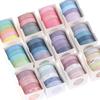 5Rolls/Box Solid Color Tape Set Masking Tape Scrapbooking Adhesive Tape
