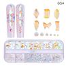 12 Grids/Box Crystal Nail Art Rhinestones Glass SS4-SS16 Shiny Flatback Diamond Gems DIY Nail Supplies Accessoires Ongles