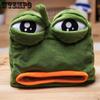 Novelty Home Accessories Cartoon Sad Pepe Frog Anime Plush Tissue Box Creative Doll Plush Toy Funny Toys Sad Frog Doll