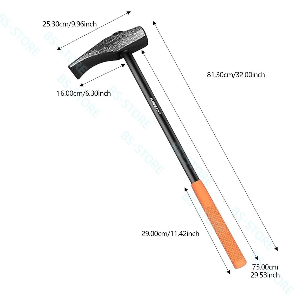 35429 32 дюйма Молоток для отбортовки шин 'Утиный нос' для шин грузовиков, квадроциклов, мотоциклов, автобусов, сельскохозяйственных тракторов и самолетов-