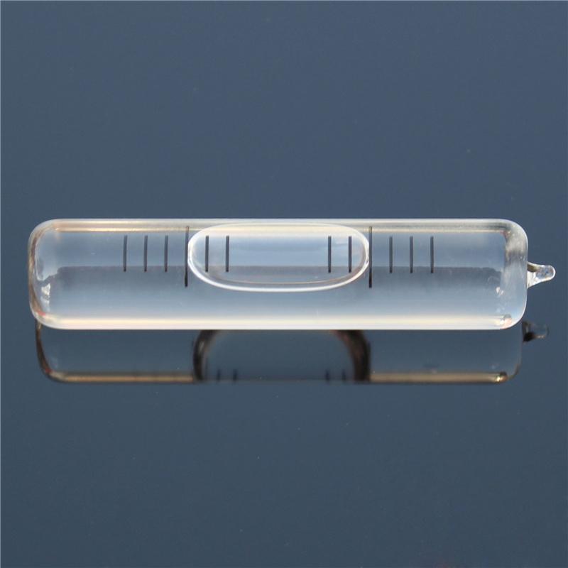 Прозрачный стеклянный уровень пузырьковый мини-трубка ампул измерительный прибор