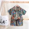 Children's Fashion Shirt Set Summer Boys Casual Short-sleeved T-shirt Set