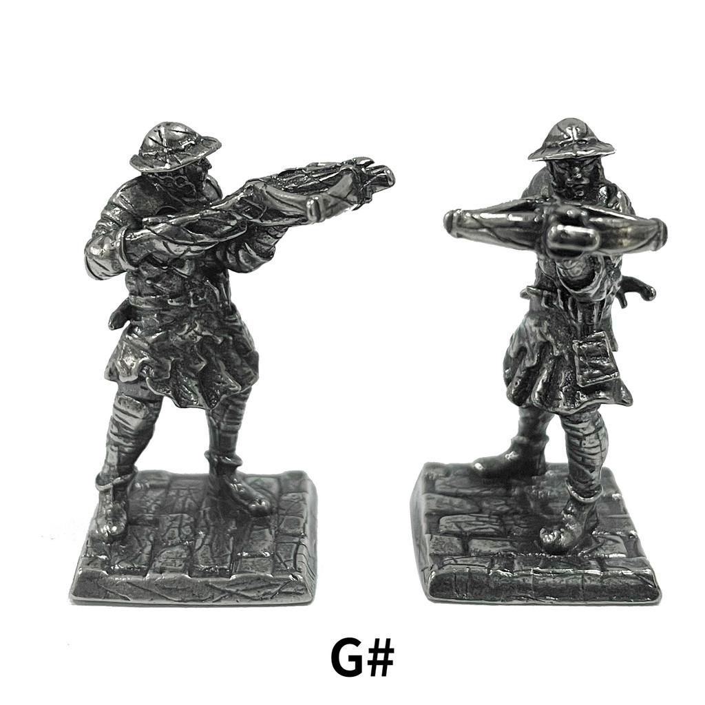 1pcs Ancient Spartan Rome Soliders Figurines Miniatures Vintage Metal Soldiers Statue Desktop Ornament Gift