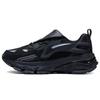 Li Ning Амортизирующие Скользкие Устойчивые к истиранию Светоотражающие Упругие Низкие Беговые Кроссовки Мужские Черные ARLS017-1