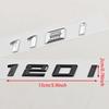 3D ABS Car Styling Logo 118i 120i 125i Badge Rear Trunk Emblem Sticker Decals For BMW 118i 120i 125i Auto Tail Accessories