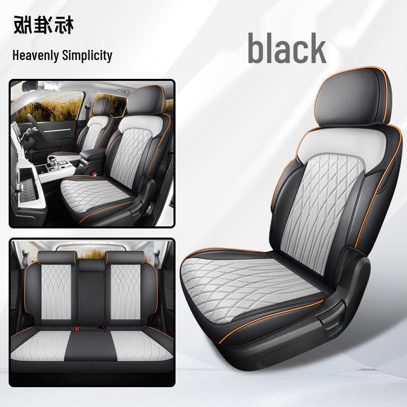 Современный универсальный чехол на автомобильное сиденье MUFASA, полная кожаная обивка, подходит для 23 моделей, подушка для четырех сезонов.