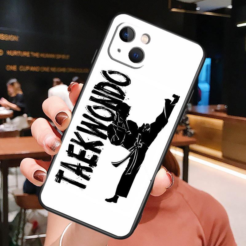 Чехол для телефона Кунг-фу Тхэквондо Каратэ для iPhone 16 Pro Max 15 13 12 11 14 Pro Max Plus 12 13 Mini XR 16e Funda Cover