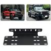SUV Lamp Holder LED Work Light Bar Automobile Driving Plates Brackets Accessory Car Front Bumper License Plate Mount Bracket Frame
