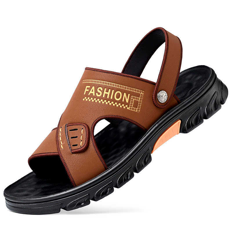 2025 New Sandals Men's Summer New Beach Shoes Deodorant Non-slip Casual Sandals Sandals