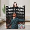 Super Soft Blanket Decorative Rapper Quevedo Music Throw Blanket  Flannel Bedspread For Bedroom Funny Sofa Bed Cover