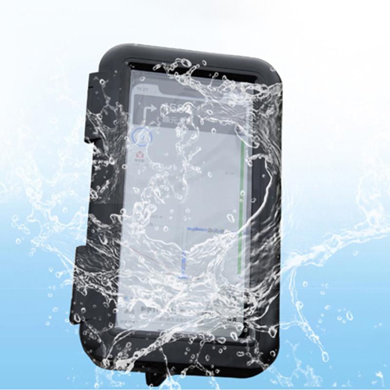 S2102 Мотоциклетная сумка для телефона Велосипедное крепление-держатель на зеркало заднего вида Водонепроницаемый чехол-накладка