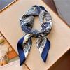 Fashion Silk Feeling Women's Print Scarf 70×70cm Lightweight Women's Headband Hijab