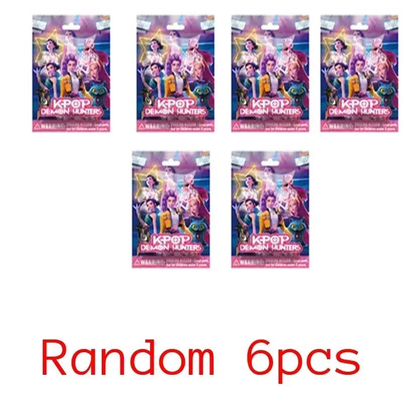 ::Охотник на демонов 24 штНовый Аниме KPopКукла Виниловая игрушка Руми Мира Зои Персонаж Виниловая маска с коробкой Ручная работа Подарок на день рождения Подарок для фан-клуба