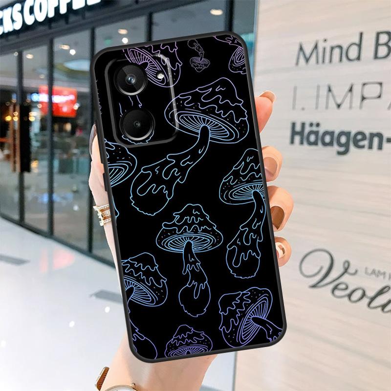 Череп Готический Жуткий Пастельный Гот Чехол Для Realme 14 13 10 11 12 Pro Plus GT7 Pro GT6 C55 C51 C53 C35 C33 C61 C65 C67 C71 C75
