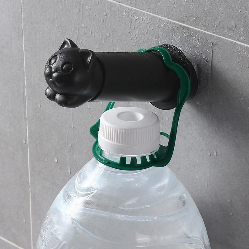 Creative Towel Rack Wall-mounted Retractable Roll Holder Sticky Wall Roller Toilet Towel Rack