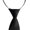Xianyi Japanese College Style Shirt Black Tie Women's Lazy Shirt Solid Color No-tie Clothing Accessories P21