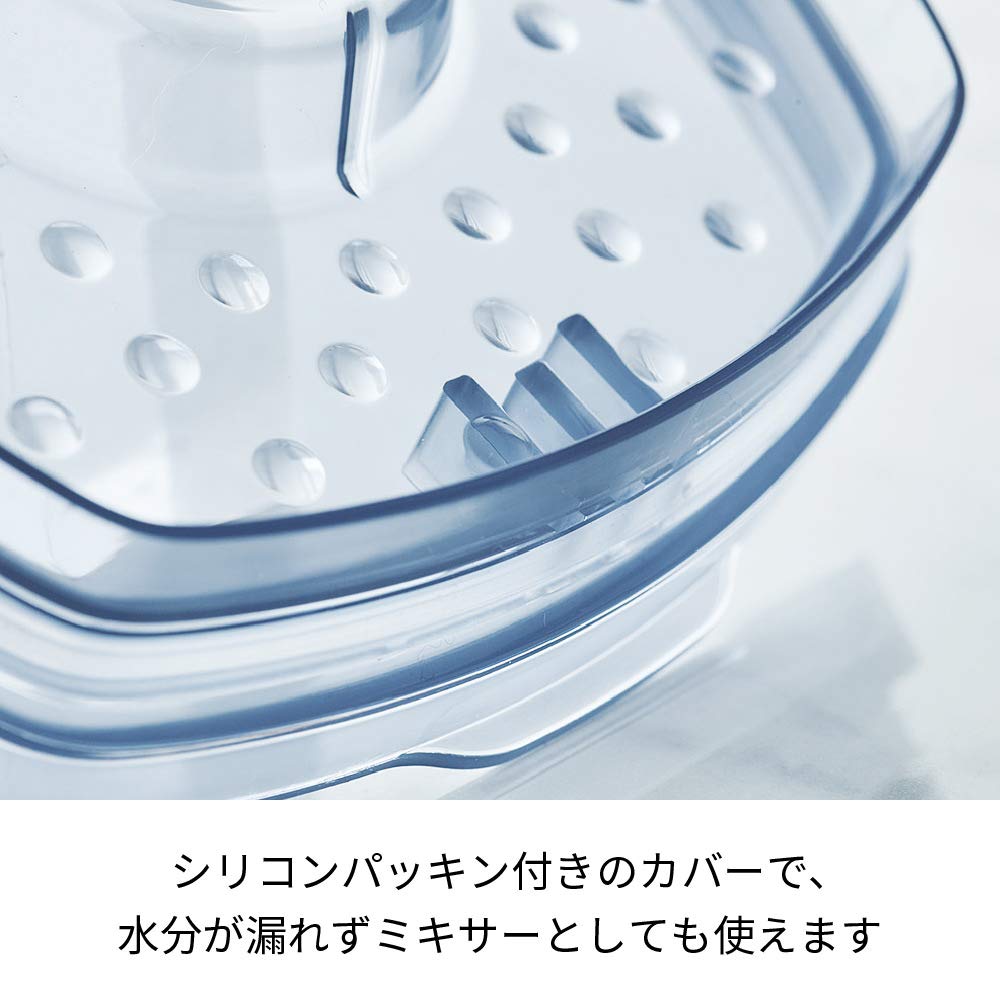 Японский recolte Capsule Cutter Bonne Кухонный комбайн Простота в эксплуатации Приготовление детского питания Кремовый белый [Оригинальный продукт] 7-в-1 Экономия времени RCP-3(W)