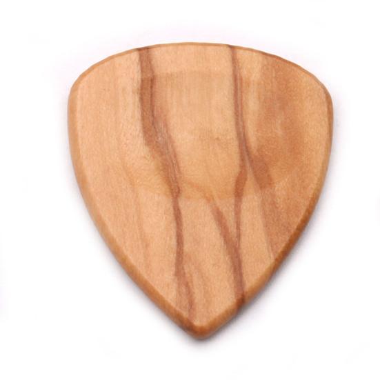 Wooden Guitar Pick Smooth Surface Burr-Free Compact Size Portable Handcrafted Guitar Pick Accessories