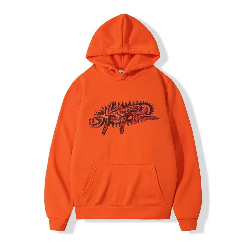 Рэпер Кактус Джек Утопия Толстовка с принтом Унисекс Женская Хип-Хоп Винтаж Толстовки с длинными рукавами Модная Повседневная флисовая толстовка Уличная одежда