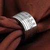 brand ring mens ring titanium rotating ring simple can turn numbers stainless ring Fashionable health accessories stress relief Width 14mm (titanium,