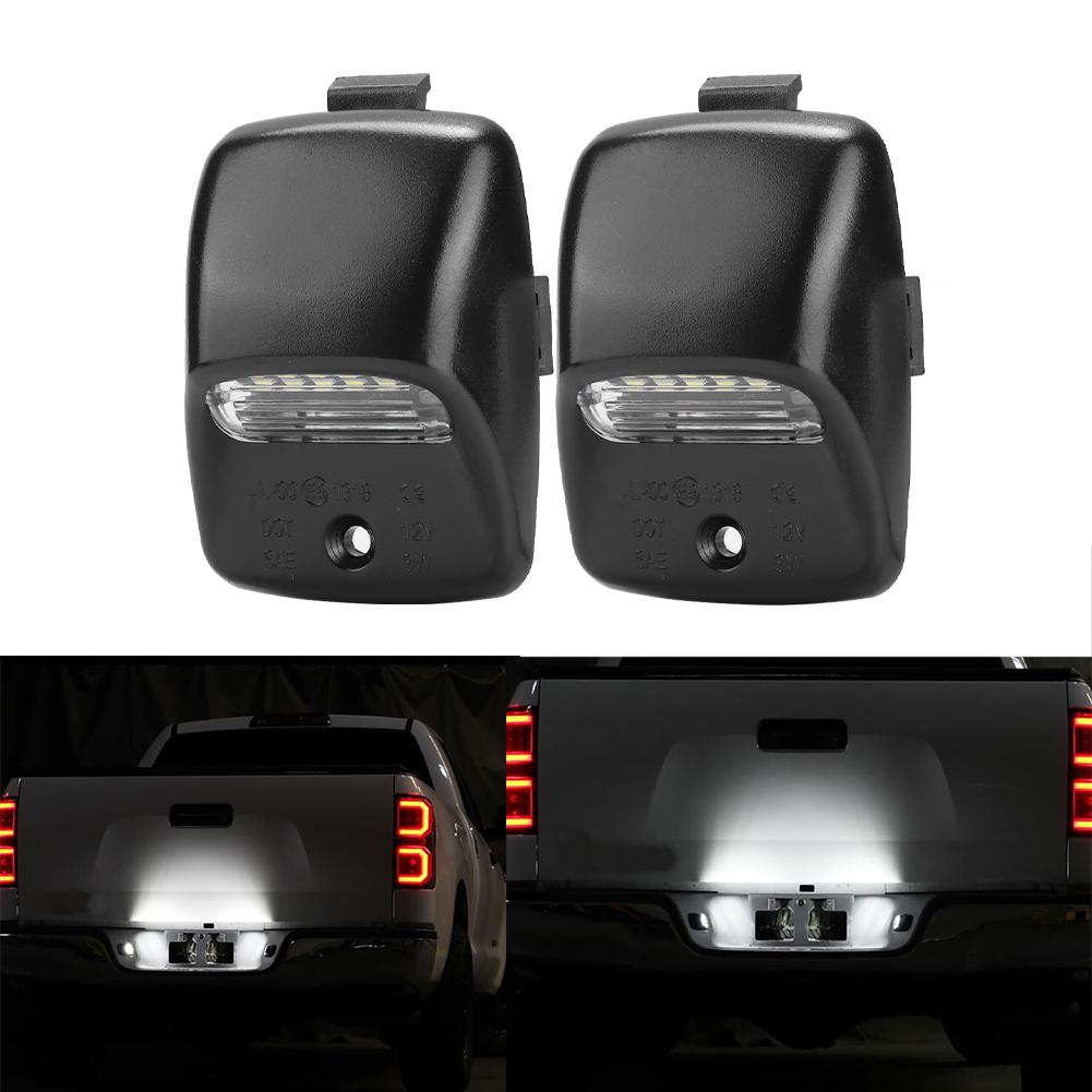 Пара 18 светодиодных фонарей подсветки номерного знака для Toyota Tacoma 20052015DC12V