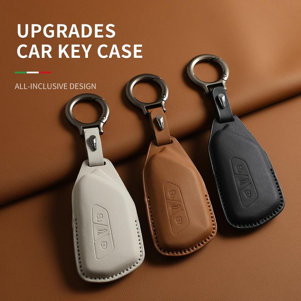 Для Vw Volkswagen Id.3 Id.4 Crozz Passat Sagitar Tiguan L Teramont Golf Gti Lamando Tavendor Talagon Кожаный Чехол-Крышка для Автомобильного Ключа