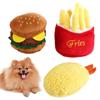French Fries Squeaky Chew Toys Burger Pet Chew Toys Dog Toys Pet Supplies Pet Interacative
