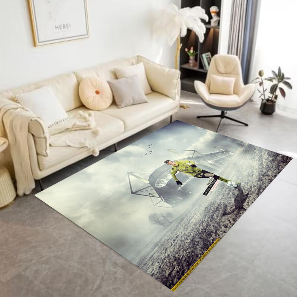 Goalkeeper Action Area Rug Perfect for Hallway Game Room Kitchen Playrooms Anti-slip Rug Decorate Offices Luxury Gift for Birthday, Christmas, Wedding