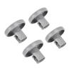 4PCS 40mm Dishwasher Wheel Replacement PP Dishwasher Lower Rack Wheel for AEG Favorit