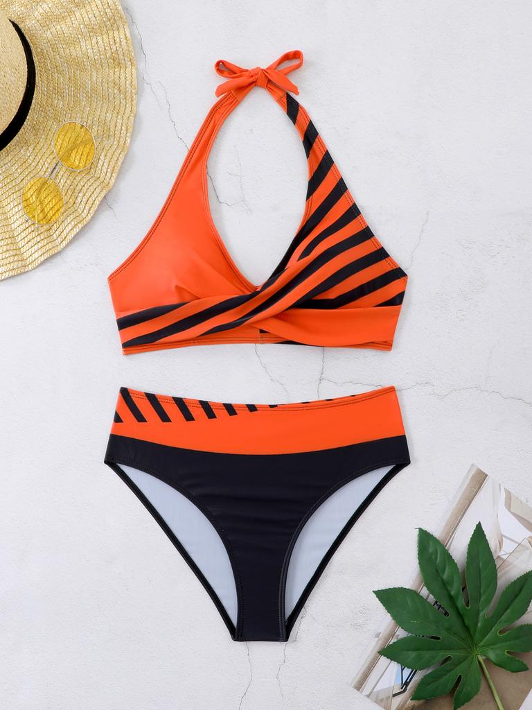 Женский комплект бикини, сексуальный купальник, купальник из двух частей, купальные костюмы, боди, пляжная одежда, купальные комплекты больших размеров