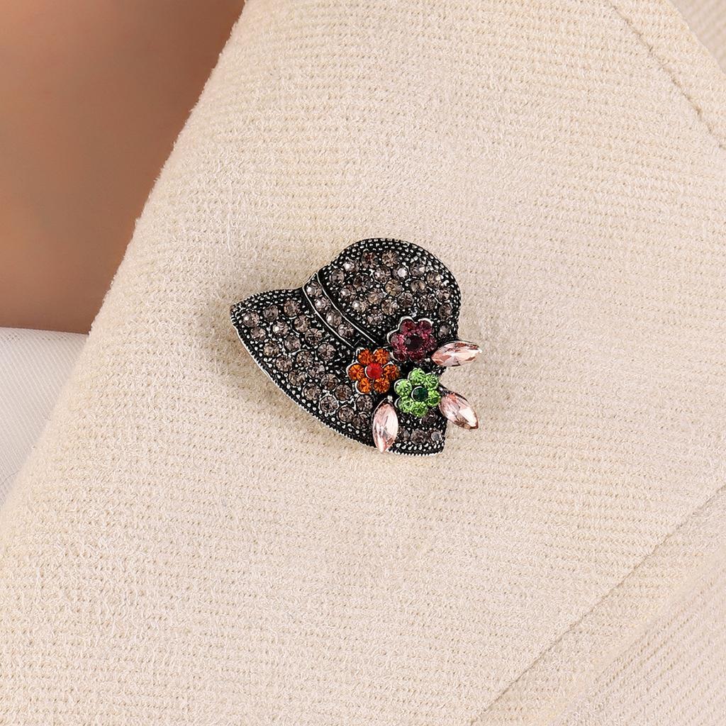 Персонализированная мини-брошь-цветок для соломенной шляпы