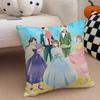 Heartwarming Sports Japanese Anime BBlue Box Cushion Cover Throw Pillow Cover Hidden Button Durable Polyester Chair Cushion