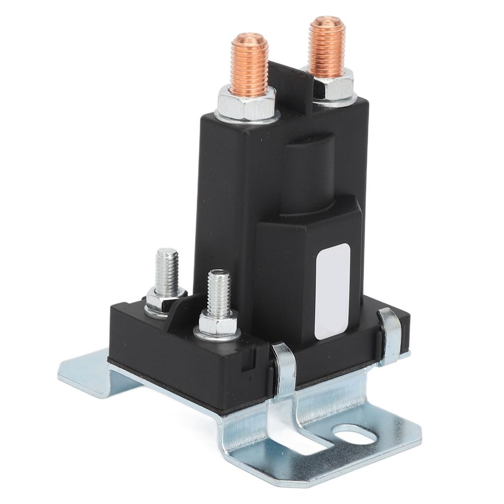 200A Starter Relay Solenoid ABS Brass Terminal Post Type Starter Solenoid for Lawn Mower Forklifts 24V