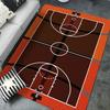 Basketball Court Carpet Basketball Area Rug for Bedroom Bedside Living Room Sofa Table Sport Theme Floor Mat Ball Games Doormat