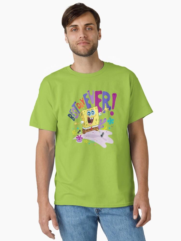 SpongeBob SquarePants The SpongeBob SquarePants Movie Best Day Ever Classic T-Shirt
