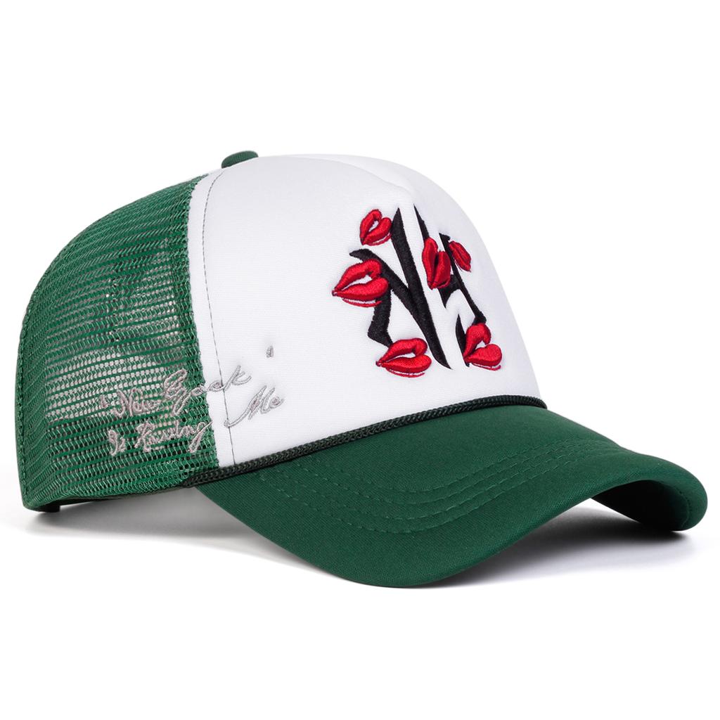 Мужская готическая бейсболка с вышивкой букв NY на губах, сетчатая шляпа, уличная регулируемая солнцезащитная шляпа для отдыха, весна-осень, путешествия, туризм, пляжный отдых