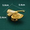 Retro Furniture Handle  Antique Gold Silver Handles for Cabinets and Drawers Zinc Alloy Drawer Pulls Bee Leaf Wardrobe Pulls