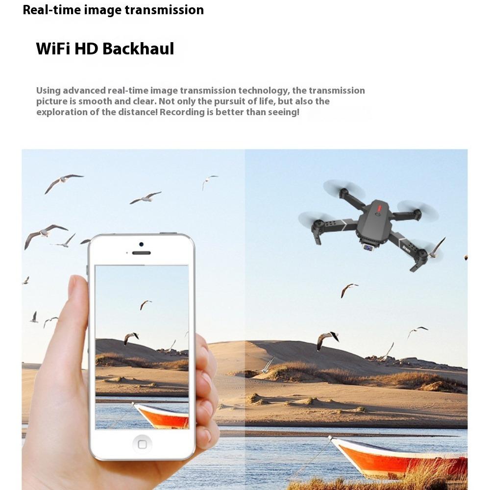 Дрон 8k Длительный срок службы батареи Бесщеточный складной квадрокоптер Высокое разрешение Аэрофотосъемка Дистанционное управление Самолет Игрушка