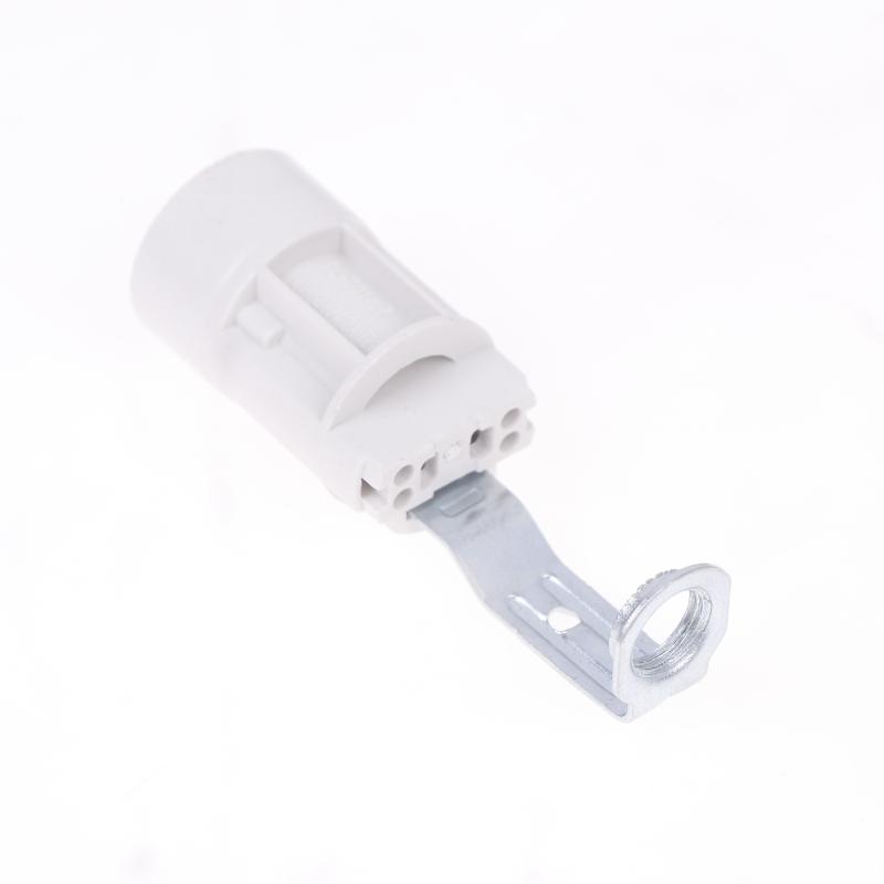 10 Pcs Candelabra Socket E14 Bracket Lamp Holder Lighting Base Zinc Alloy Sockets Bulb Holder With Bracket For Crystal Lamps
