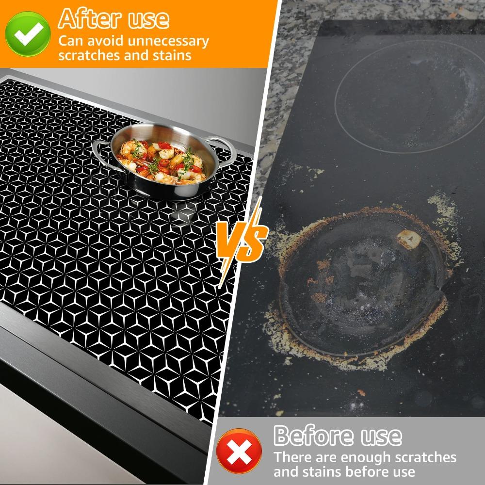 Heat-resistant Induction Cook-top Mat Silicone Cook-top Protector Electric Ceramic Stove